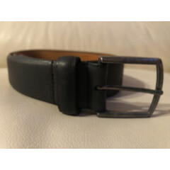 Lejon Designer Black Leather Belt MADE IN USA size 36 Awesome