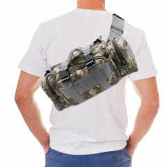 Mens Outdoor Utility Deployment Bag Tactical Waist Pack Sling Pack Pouch Belt US