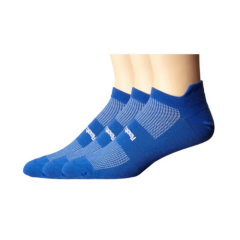 Feetures High Performance Ultra Light 3-pair Royal Socks Unisex Size L 12630