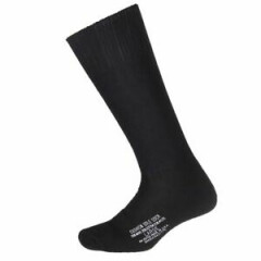 US Genuine Issue Cushionsole Boot Socks Pair, Black, Size XXS