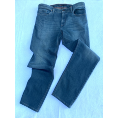 Alberto Mens Pipe Skinny Jeans Blue Regular Slim Fit Stretch Denim 36 x 34