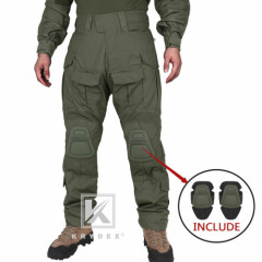 KRYDEX Tactical G3 Combat Trousers Army Pants w/ Knee Pads Ranger Green 30 - 40W