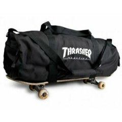 Thrasher Magazine SKATE BAG Skateboard Duffle Bag BLACK