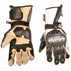 L XL Protective ATV Motocross Biker Sport Racing Leather Motorcycle Gloves