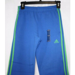 Girls Kids Youth Boys Adidas Fleece BX-R87K7 51 Blue Green Sweat Pants 