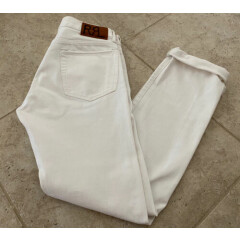 RRL Double RL White Selvedge Denim Jeans 31x32 Polo Ralph Lauren Slim Fit EUC