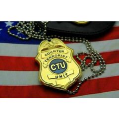 24 hours TV Series CTU badge special agent badge money clip Replica