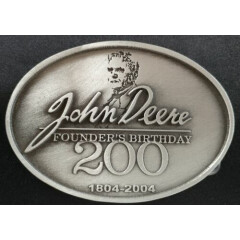 JOHN DEERE FOUNDER'S BIRTHDAY 200th 1804-2004 JD LICENSED PRODUCT BELT BUCKLE