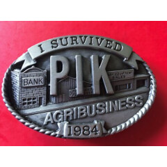 1984 Vintage PIK I Survived Agribusiness Limited Edition #327 Belt Buckle