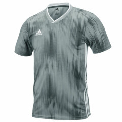 Adidas Tiro 19 Training Top Men's Short Shirts Football Jersey Gray DP3535