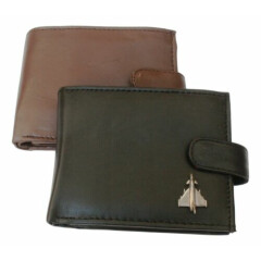 Eurofighter Leather Wallet BLACK or BROWN 120
