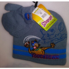 TODDLERS 2 PC SET 1 HAT 1 PR MITTENS 1 SIZE FITS MOST SCOOBY-DOO TOUCHDOWN A-19