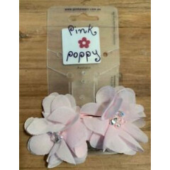 Pink Poppy Kids - Flower Petal - Pink, Purple HairClips Free Shipping, New