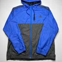 Adidas Full Zip Lightweight Windbreaker Track jacket Mens Adult XL Extra Large