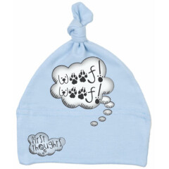 Funny Baby Hat "Woof Woof" Soft Cotton One Knot Dog Puppy Boy Gift