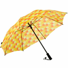 EuroSCHIRM Swing Handsfree Umbrella (Yellow Squares) Trekking Hiking