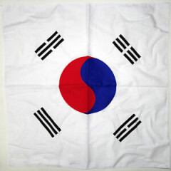 6 pc S SOUTH KOREA FLAG BANDANA Cotton Scarf Head Hair Band Face Mask Wrap Cover