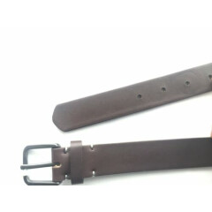 UPTON Delta Leather Belt Brown (size: 38)