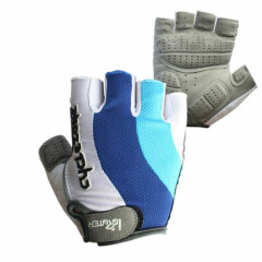 Bike Bicycle Cycling Half Finger Gel Pad Gloves Sports Gym Fitness for Men Women