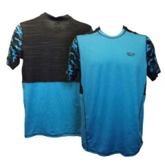 New Blue-Black Camo Mens Sizes S-M-L-XL ACX Performance Water Swim Shirt