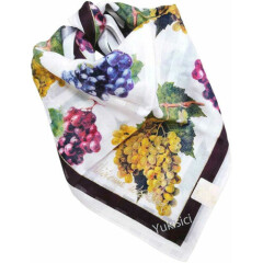 Vivienne Westwood Japan Cotton Handkerchief Grapes +Gold Logo Mute Stripes-50cm 