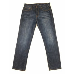 Lucky Brand 221 Original Straight Dark Wash Stretch Jeans Men's Size 34x32