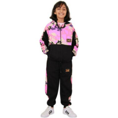 Kids Girls Tracksuit Designer A2Z Camouflage Hooded Top Bottom Jogging Suit 5-13