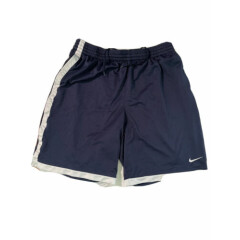 Nike Dri Fit Athletic Shorts Men's XL Blue White Basketball Shorts. XL. E3