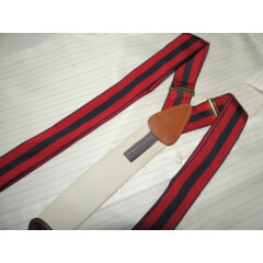 TRAFALGAR Men's Red & Blue Braces Suspender
