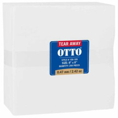 OTTO Embroidery Stabilizer Backing Tear Away Sheets