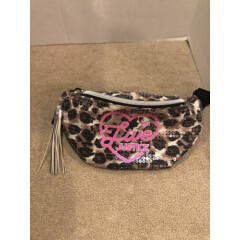Live Justice Girls Sequin Cheetah Belt Bag Fanny Pack NWOT
