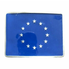 European EU Flag Belt Buckle