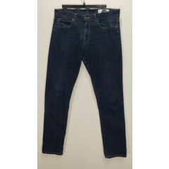 Mizzen+Main Men’s Blue Stretch Jeans 34x32 Dark Wash Made In USA 