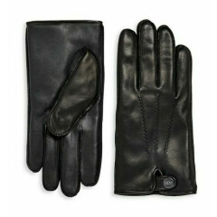 MSRP $95.00 ! UGG Australia Size: Large Men's Met Tab Vent Tech Leather Gloves 