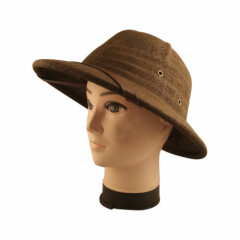 Summer Sun Toyo Pith Safari Jungle Hat Hiking Helmet With Sweatband bucket hat