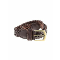 The Childrens Place Baby Boys Girls Brown Woven Braided Leather Belt 6-18 months