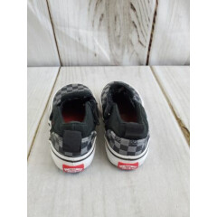 Vans off The Wall Asher Checker Black Grey Toddler Size 5 Slip On Skate Shoes 
