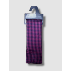 $38 Tommy Hilfiger Men's Purple Blue Gingham Plaid Silk Pocket Square