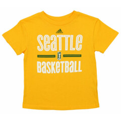 Outerstuff WNBA Kids Seattle Storm Practice Graphic Tee, Yellow