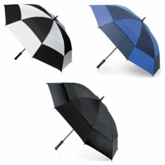 Fulton Storm Shield Mens Walking Length Double Canopy Umbrella High Quality