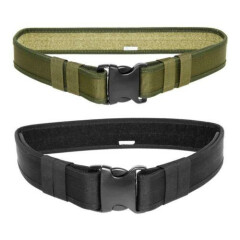 Unisex Nylon Military Tactical Waist Belt Quick Release Buckle Adjustable