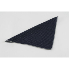 SUITSUPPLY 33 x 33 cm Men Handkerchief 100% Wool Navy Grey Dotted Lightweight