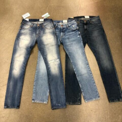 NWT Wrangler Men's 1947 BORN READY LARSTON Slim Tapered Jeans Denim Pants All Sz
