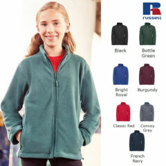 Russell Kids Full-Zip Outdoor Fleece R-870B-0 - Childrens Winterwear Jacket