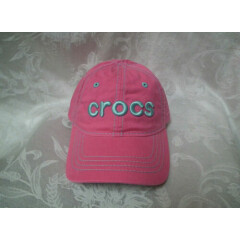 Crocs - 2/4 Years Girls Pink Adjustable Cap Hat