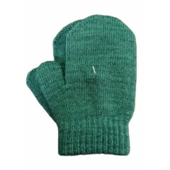 Baby Boys Girls Gloves Mittens Acrylic & Polyester 0-24 Months - Green