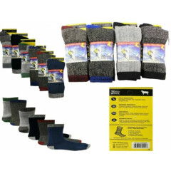 MENS Merino Wool Blend Walking Socks OUTDOOR WARM WALKING WOOL SOCKS UK 6-11