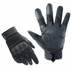 L Size Motorcycle Touch Screen Gloves Hard Knuckles Protective Mittens Men Women