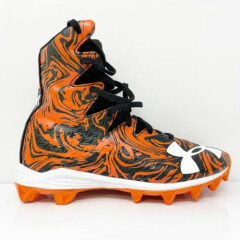 Under Armour Boys Highlight MC Lux 1289779-081 Orange Football Cleats Shoes 4Y
