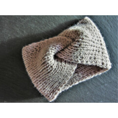 kids babies Handmade Hand Knitted Twisted Headband baby turban head warmer 0-3 